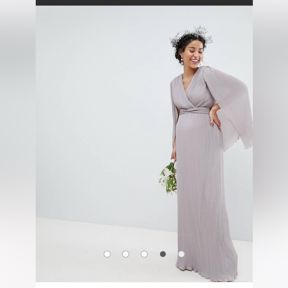 ASOS Maternity Pleated gown